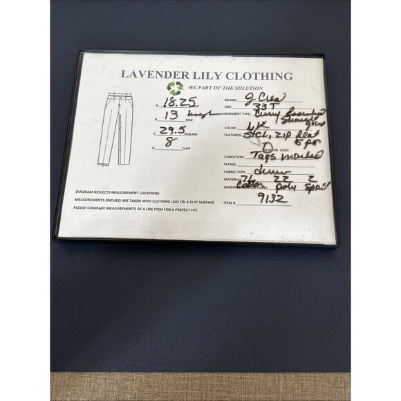 J.Crew Women's 33 Tall Curvy Essential Straight Leg Jeans Black NWT Inseam 29.5" - Picture 12 of 12